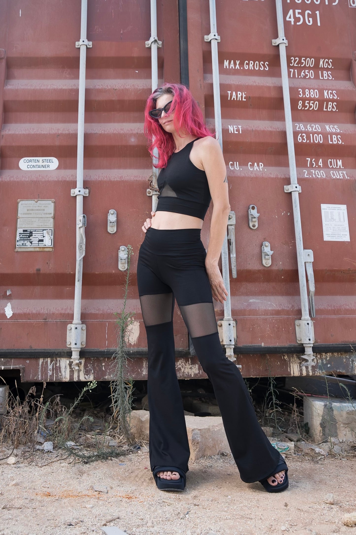 FLARE BLACK LEGGINGS