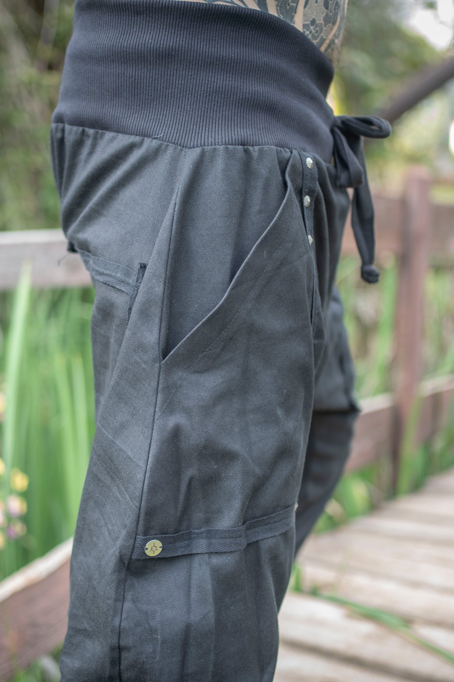 DROP CROTCH MEN PANTS